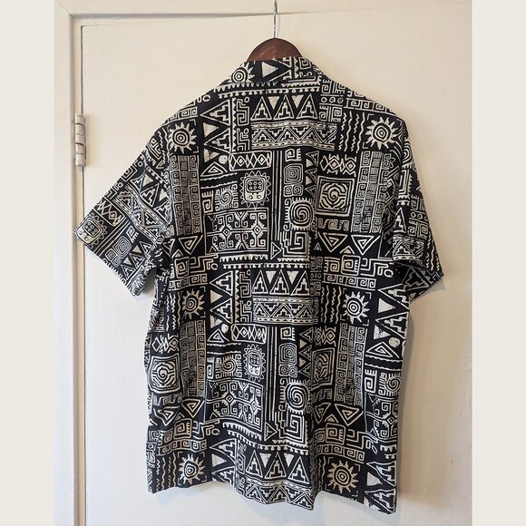 FOLK - Linen blend short sleeve shirt - Sz L - Picture 3 of 7